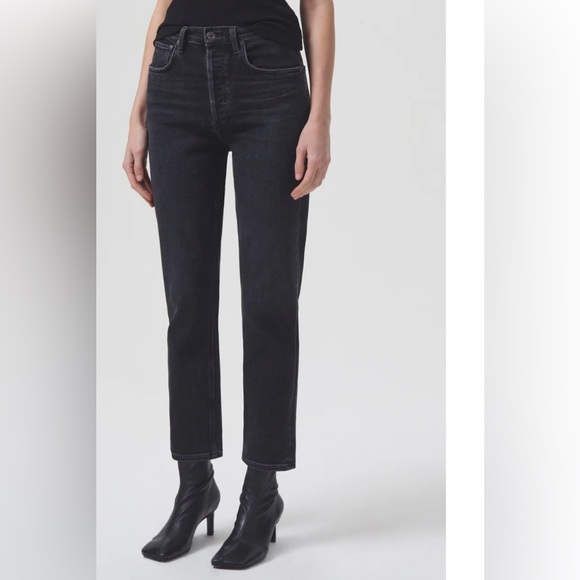 Agolde Riley Crop Jean - Picture 1 of 4